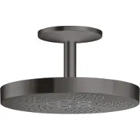 Hansgrohe Kopfbrause AXOR ONE 280 1jet mit Deckenanschluss brushed black chrome brushed black chrome