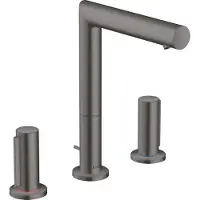 Hansgrohe 3-Loch-Waschtischarmatur AXOR UNO 200 Zerogriff brushed black chrome brushed black chrome