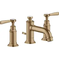 Hansgrohe 3-Loch Waschtischarmatur AXOR MONTREUX 30 DN 15 m Hebelgr. m ZAG 1 1/4Zoll bru bro brushed bronze