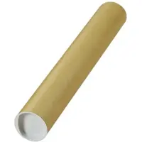 Colompac Versandrohre mit vormontierten Verschlusskappen Ø 430x60 mm, braun, 24 Stück