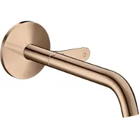 Hansgrohe Fertigmontageset Axor One UP-Waschtisch-Einhebelmischer, Ausl. 220mm, pol. red gold