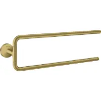 Axor Handtuchhalter Universal Circular zweiarmig brushed brass