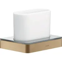 Axor Zahnputzbecher UNIVERSAL Wandmontage brushed bronze