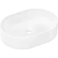 Hansgrohe Aufsatzwaschtisch Xuniva U o Hahnloch ohne Überlauf 550x400mm weiß weiß