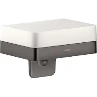 Hansgrohe AXOR UNIVERSAL Accessories Flüssigseifenspender mit Ablage, 42819340, Farbe: Brushed Black Chrome