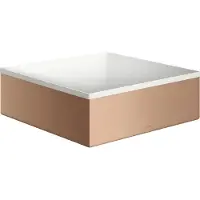 Hansgrohe Aufsatzwaschtisch AXOR Suite Basins & Bathtub 285x285mm bru red brushed red gold
