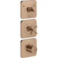 Hansgrohe Fertigset Axor Citterio E UP-Thermostat 380/120, m Ros, brush. r gol