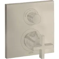 Hansgrohe Thermostat AXOR CITTERIO UP m Ab-/Umstellv. u KreGr bru nickel brushed nickel