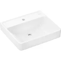 Hansgrohe Waschtisch Xanuia Q 550x480 mm mit Hahnloch ohne ?berlauf wei?, 60236450