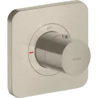 Hansgrohe AXOR Citterio E Thermostatmodul Unterputzmodell 12 x 12, 36702820, Farbe: Brushed Nickel