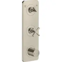 Hansgrohe Fertigset Axor Citterio E UP-Thermostat 380x120mm, m Pl., brush. ni.