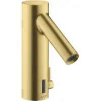 Hansgrohe Elektronik-Waschtischmischer AXOR STARCK DN 15 Batt-Betr 6 V m Temp.reg. bru bra. mit Temperaturregulierung brushed brass