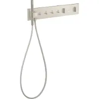 Hansgrohe AXOR ShowerComposition Thermostatmodul 610/110 Unterputz für 4 Verbraucher, Edelstahl Optic