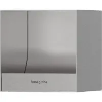 Hansgrohe HG WC-Papierhalter XtraStoris Original 150x150x140mm Edelstahl gebürstet