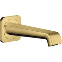 Hansgrohe Wanneneinlauf Axor Citterio E Ausladung 181mm, polished gold optic