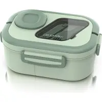 Arendo Lunchbox Bento Box mit Besteck & Fächern