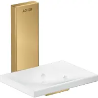 Hansgrohe AXOR Universal Rectangular Seifenschale, Metall, Ablage Glas, 42605