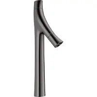 Hansgrohe Zwei-Griff-Waschtischarmatur 240 Axor Starck Organic A 124mm, unver Abl.garn, pol. bla vc