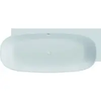 Hoesch Freisteh-Badewanne LABRILLIANTE ÜL-Gar. Co +, schiefg-w, 180x80cm, re