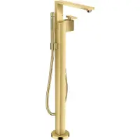 Hansgrohe Wannen-Einhebelmischer Axor Edge A 255mm, boden, Dia.Schl, pol. gol opt