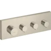 Hansgrohe Thermostatmodul AXOR STARCK SHOWERCOLLECTION DN 20, Unterputz 36x12 brushed nickel brushed nickel