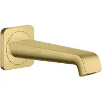 Hansgrohe Wanneneinlauf AXOR CITTERIO E Ausladung 180mm brushed brass brushed brass