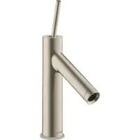 Hansgrohe Einhebel-Waschtischmischer AXOR STARCK 90 DN 15, ohne Zugstange brushed nickel brushed nickel
