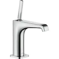 Axor hansgrohe Citterio E Einhebel Waschtischmischer 125 ohne Zugstange-Ablaufgarnitur, 36101000, Farbe: Chrom