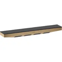 Hansgrohe Schulterbrause RAINFINITY 500 1jet mit Duschablage brushed bronze brushed bronze