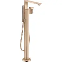 Hansgrohe Wannen-Einhebelmischer Axor Edge A 255mm, boden, Diamantschl., pol. r gol
