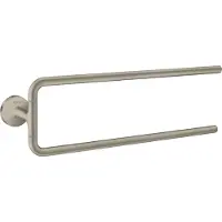 Hansgrohe Handtuchhalter Axor Universal Circular zweiarmig brushed nickel