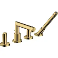Hansgrohe Fertigmontageset Axor Uno 4-L-BW-Rand-Arm., m Zerogr, pol. gol opt