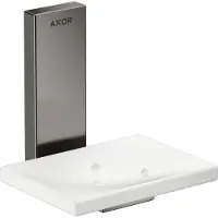 Hansgrohe AXOR Universal Rectangular Seifenschale, Metall, Ablage Glas, 42605