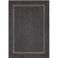 Carpetsale24 In- & Outdoor Teppich - Wetterfestes Flachgewebe in Sisal-Optik mit Bordüre, Küchenteppich, Terrasse, Wohnzimmer Grösse: 120x170 cm