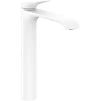 Hansgrohe Waschtisch-Einhebelmischer 250 Vivenis mit Zugstangen-Ablaufgarnitur, mattweiß