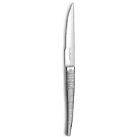 Lou Laguiole Jet Textil - 12 Steakmesser