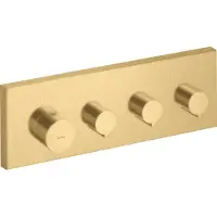 Hansgrohe Thermostatmodul AXOR STARCK SHOWERCOLLECTION DN 20 Unterputz 36x12 brushed gold optic brushed gold optic