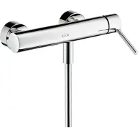 Hansgrohe Brause-Einhebelmischer Axor Starck AP, mit Pin-Griff, 1 Verbraucher, chrom