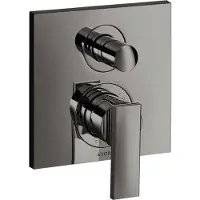 Hansgrohe Einhebel-Wannenmischer AXOR CITTERIO Unterputz polished black chrome polished black chrome