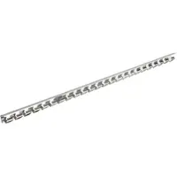 VOSS.farming Hakenleiste 123cm, Edelstahl, Einhängen von PVC-Streifenvorhängen
