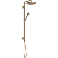 Hansgrohe Showerpipe AXOR ONE 280 1jet Unterputz brushed red gold brushed red gold