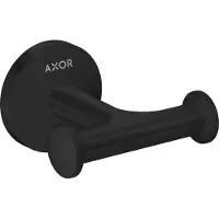 Axor Handtuchhaken Universal Circular, doppelt mattschwarz