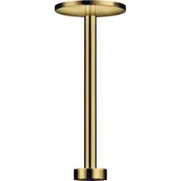 Hansgrohe Deckenanschluss AXOR ONE DN 15 300 f Kopfbr 280 2jet pol. go opt für Kopfbrause 280 2jet polished gold optic