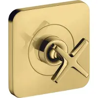 Hansgrohe Fertigset Axor Citterio E UP-Absperrvtl. 120x120mm, pol. gol optic