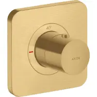 Hansgrohe AXOR Citterio E Thermostatmodul Unterputzmodell 12 x 12, 36702250, Farbe: Brushed Gold Optic