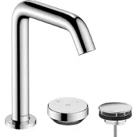 Hansgrohe Zweiloch-Waschtischmischer Tecturis S CooStart ComfortZone 150 m AG chrom chrom