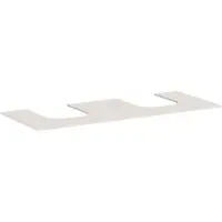 Hansgrohe Konsole Xevolos E 1370x550mm m 2 Auschnitten Sandb. matt sandbeige matt