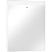Hansgrohe Xarita Lite Q Spiegel, horizontale LED-Belechtung, 600x30x700mm, Wandschalter, 54957700, Farbe: Mattweiß