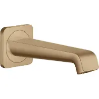Hansgrohe Wanneneinlauf Axor Citterio E Ausladung 181mm, brushed bronze