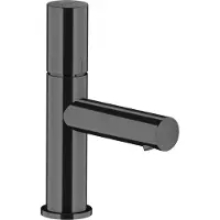 Hansgrohe AXOR Uno Einhebel- Waschtischmischer 80, Zerogriff, ohne Ablaufgarnitur, Ausladung 108mm, 45005330, Farbe: Polished Black Chrome